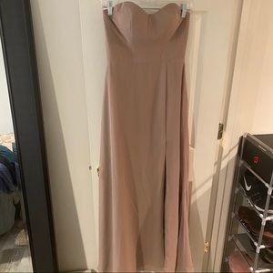 Azazie Taupe Bridesmaid Dress